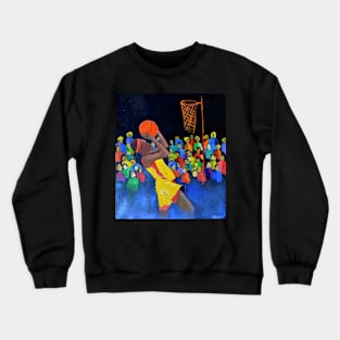 Playing basketball Crewneck Sweatshirt